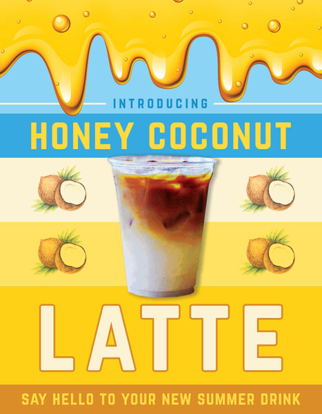 Introducing our new Honey Coconut Latte